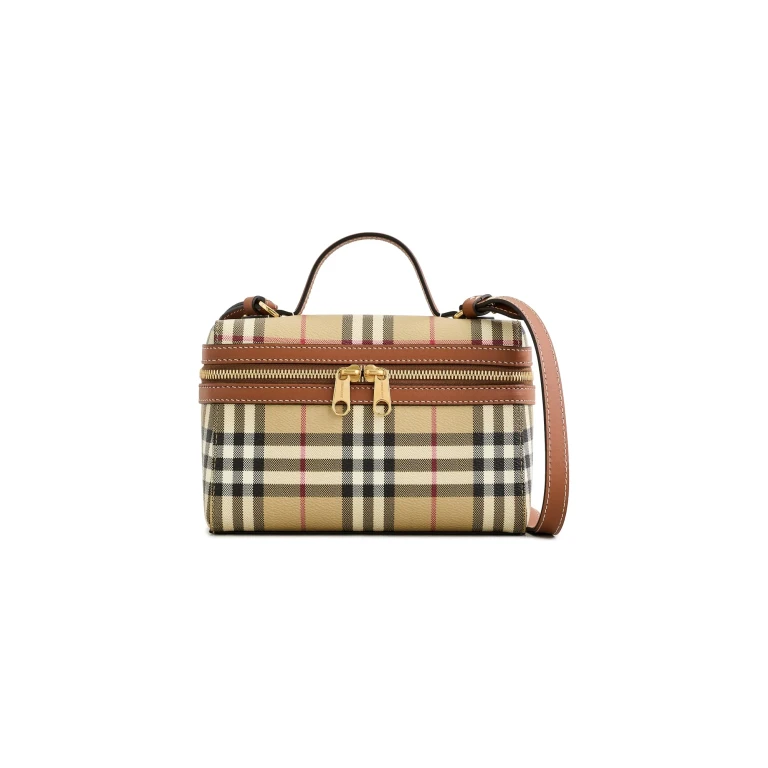 Burberry Vanity Case Vintage Check One Size