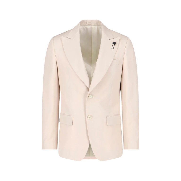 Lardini Jackets Beige Viscose - Men
