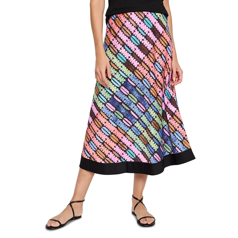 Nic+Zoe Rainbow Macaroon Skirt