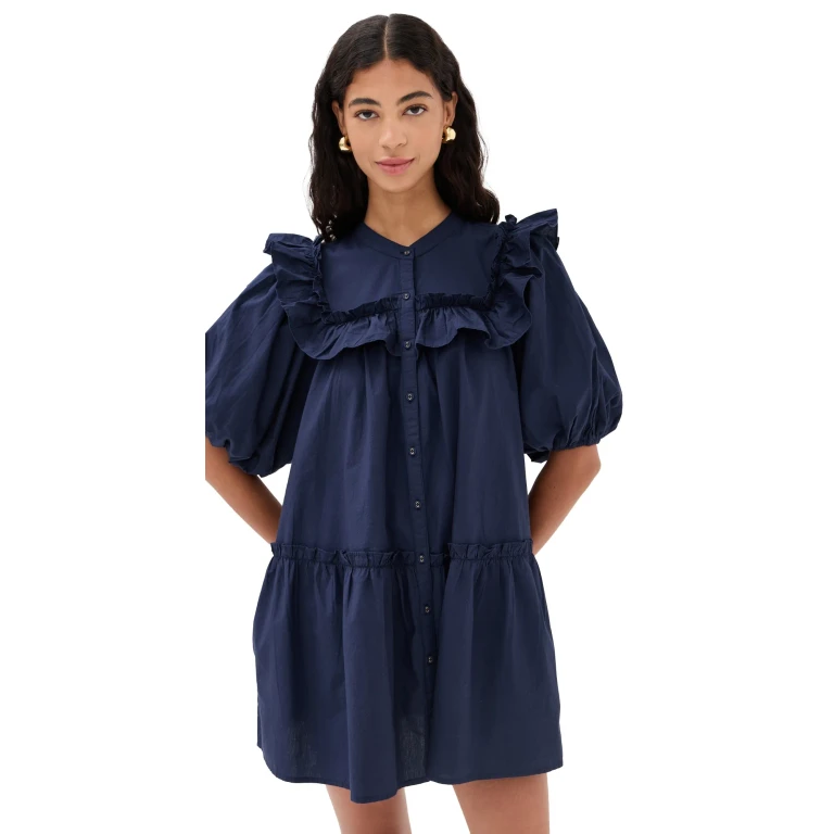 Cleobella Tatiana Mini Dress Peacoat XL
