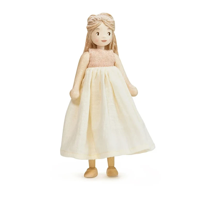 Tender Leaf Toys Ferne Wooden Doll - Ages 3+