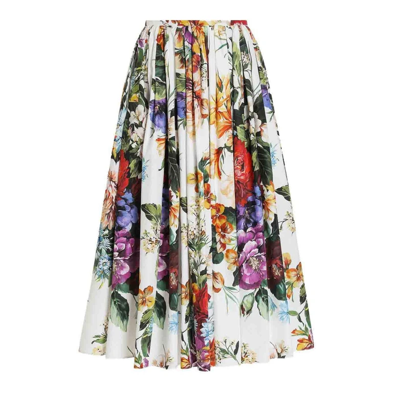 Dolce & Gabbana Jupe Midi - Blanc