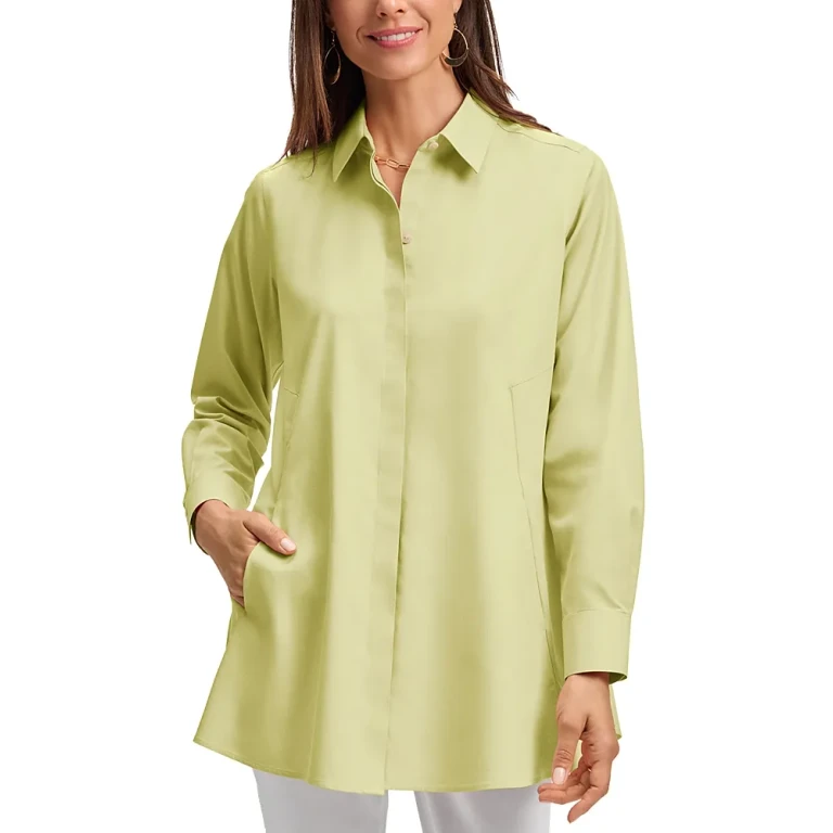 Foxcroft Cici Cotton Non-Iron Tunic Shirt