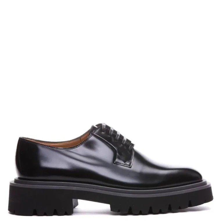 Ferragamo Derby With Squared Toe