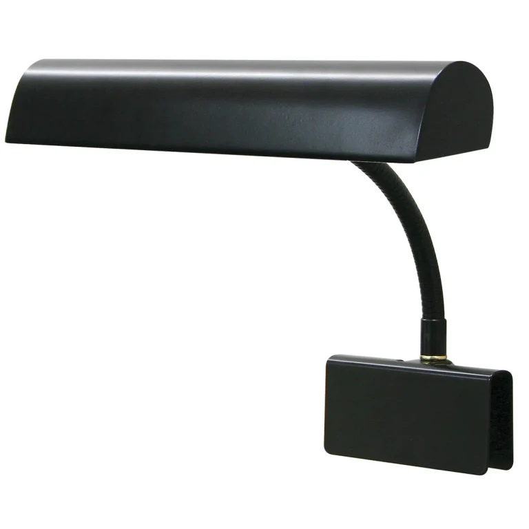 House of Troy Grand Piano Lamp 14" in Black Finish