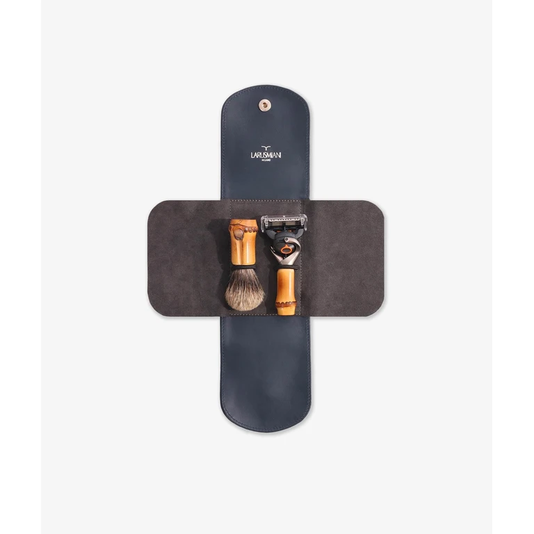 Larusmiani Travel Shaving Kit Goldenrod Shawing - Unisex