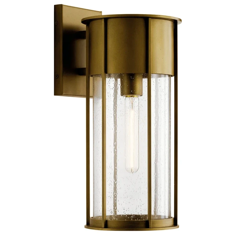 Camillo 18" Outdoor Light in Natural Brass