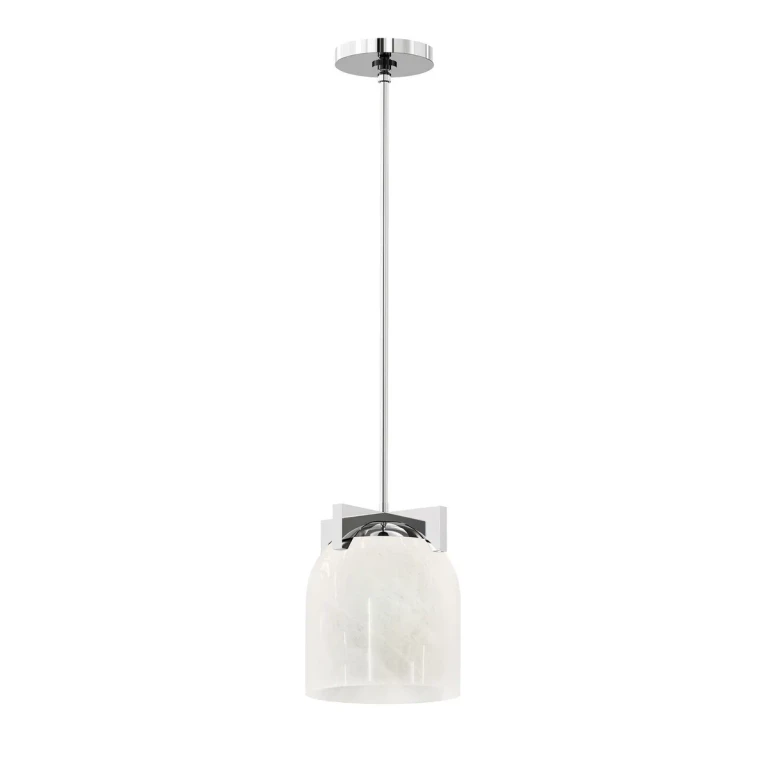 Polished Chrome One Light Pendant from the Scoop Collection