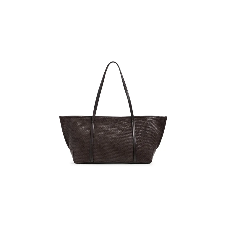 St. Agni Woven Bateau Tote Coffee One Size