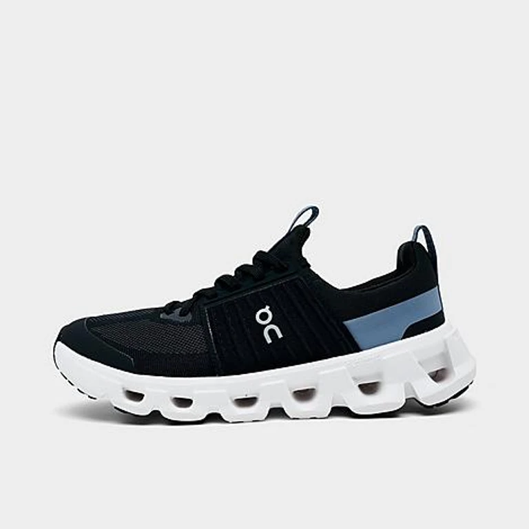 On Little Kids Cloudswift Running Shoes in Black/White Size: 3.5