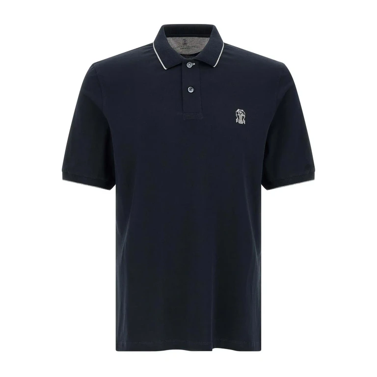 Brunello Cucinelli Polo - Bleu