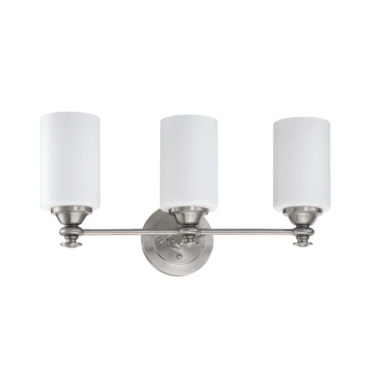 Dardyn 3-Light 22" Bathroom Vanity Light in Brushed Polished Nickel