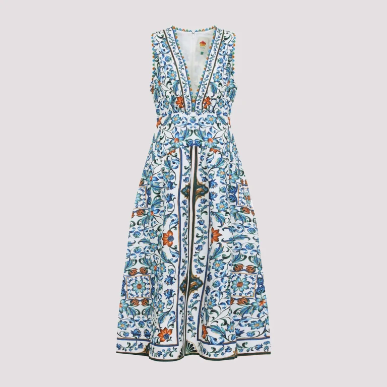 Robe Au Genou - Blanc (8B3VAJM59M4A03)
