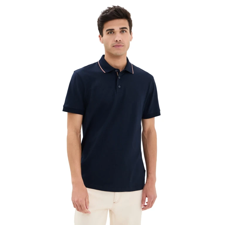 Orlebar Brown Dominic Fine Ribbon Polo Night Iris XS