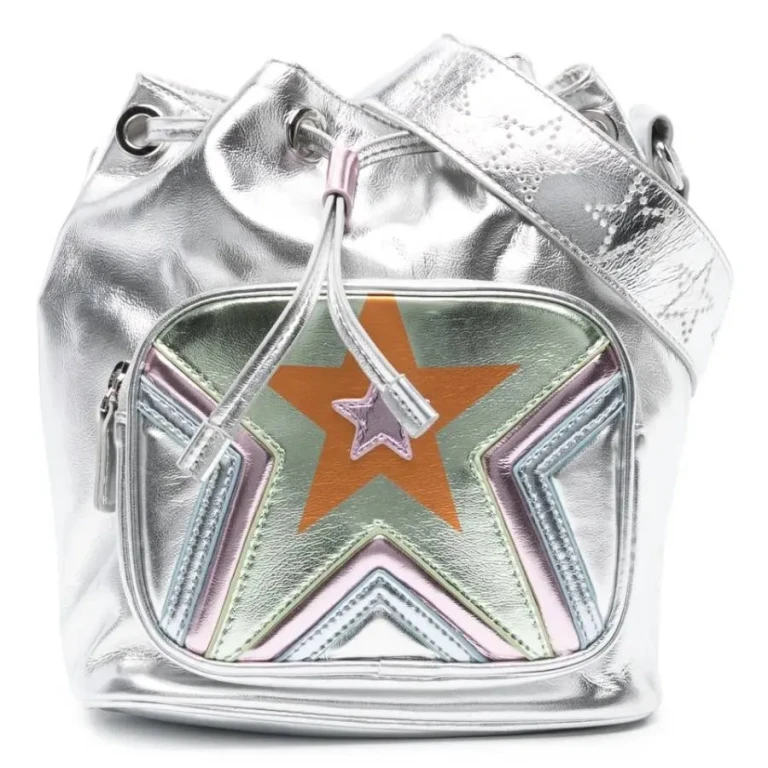 Stella McCartney Kids Star Laminated Bucket Bag