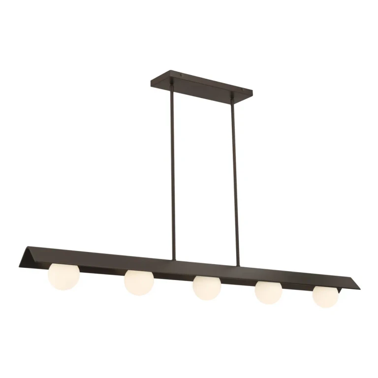 Dark Bronze LED Linear Chandelier from the Vestra Collection