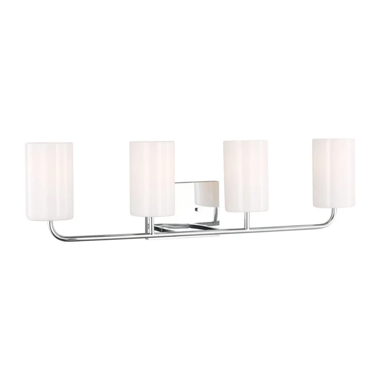 Chrome Bathroom Vanity Light from the Rhett Collection