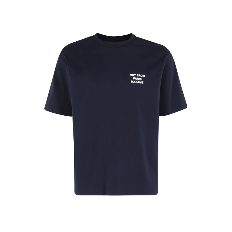 DrôLe De Monsieur Le Tshirt Blue Cotton T-shirt - Men