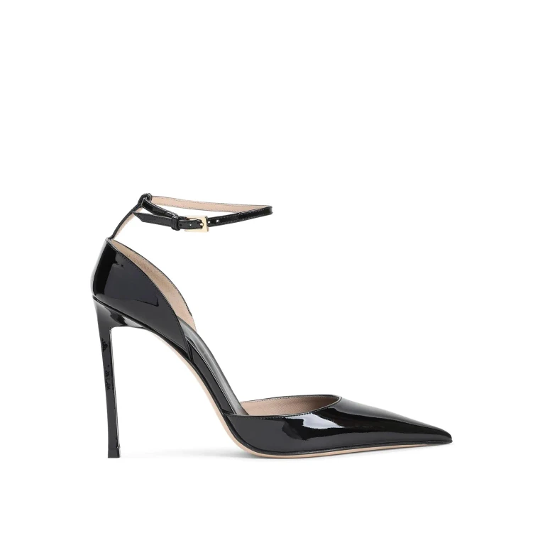 Tom Ford 黑色皮革高跟鞋