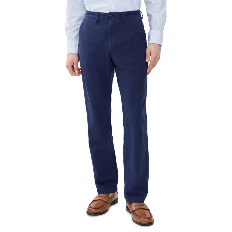 Polo Ralph Lauren Linen Bedford Pants New Classic Navy 36