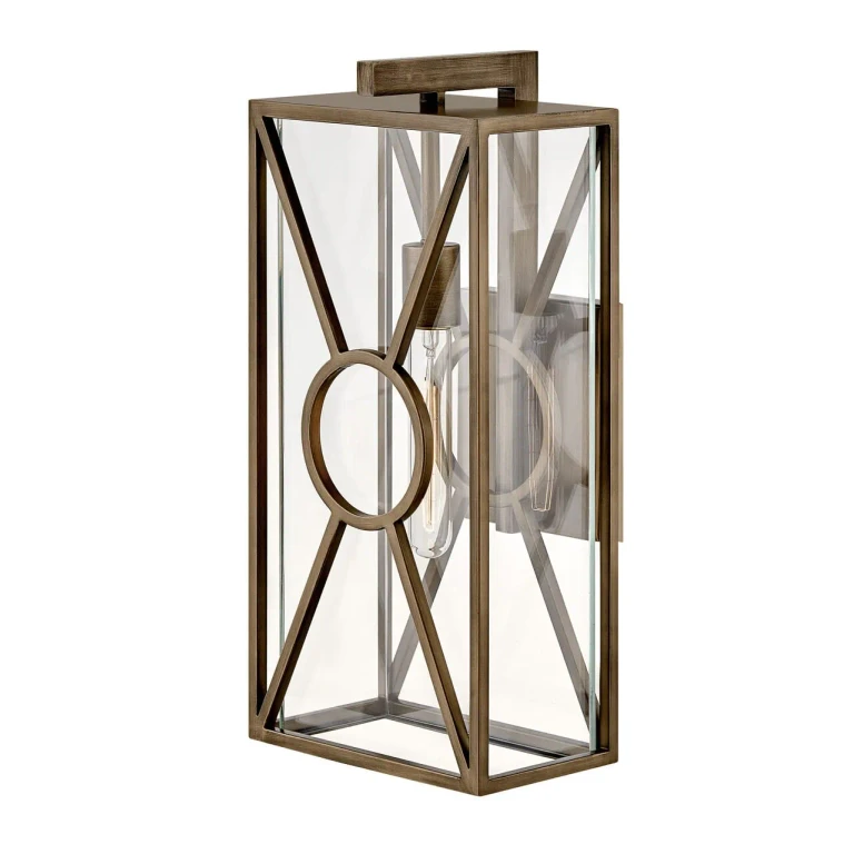 Burnished Bronze LED Wall Mount from the Brixton Collection