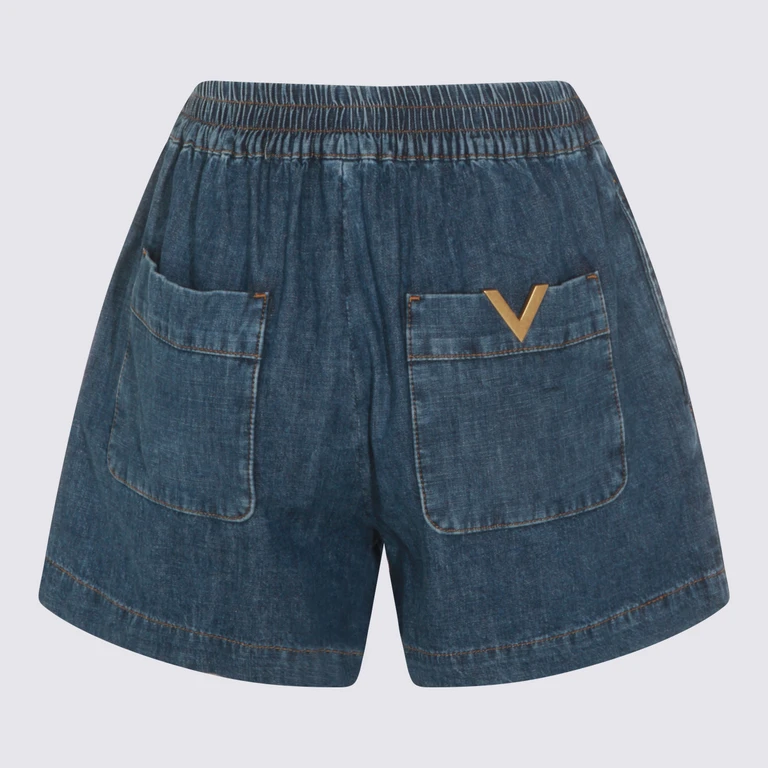 Valentino Shorts Medium Blue - Women