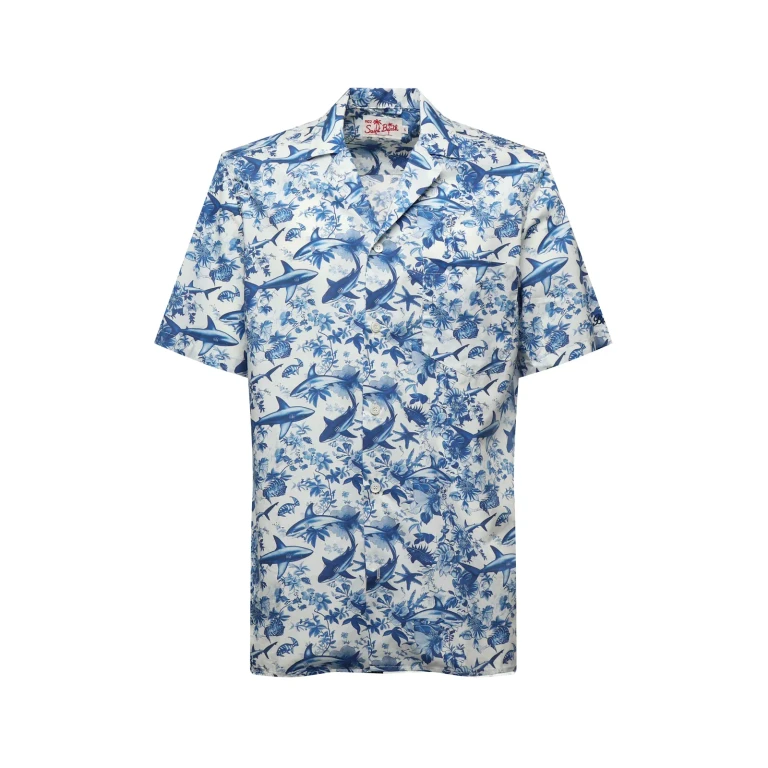 MC2 Saint Barth Kalea Shirt With Shark Print