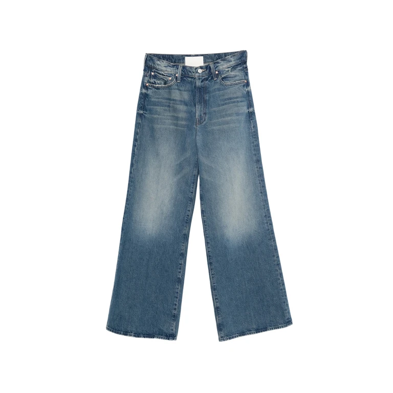 Mother The Ditcher Roller Raw-hem Jeans