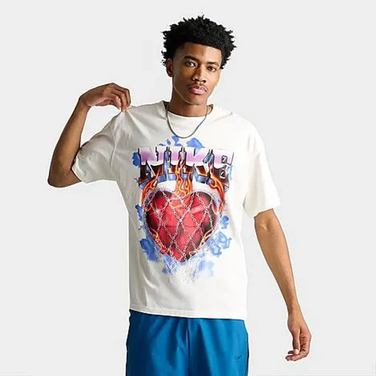 Nike Men's Love For The Game Graphic T-Shirt in Sail Size: Small