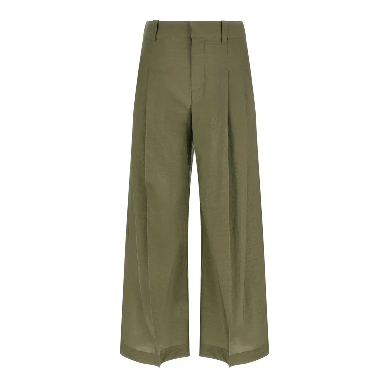 Pants Woman color Green (M0F79P9189C3066)