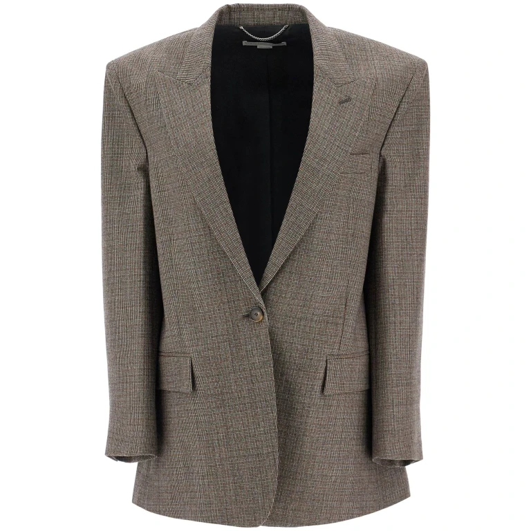 Stella McCartney Embroidered Wool Oversize Blazer