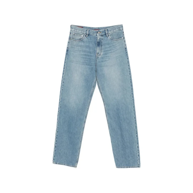 Cotton denim pants