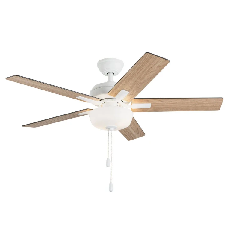 White 52" Ceiling Fan from the Erikson Collection