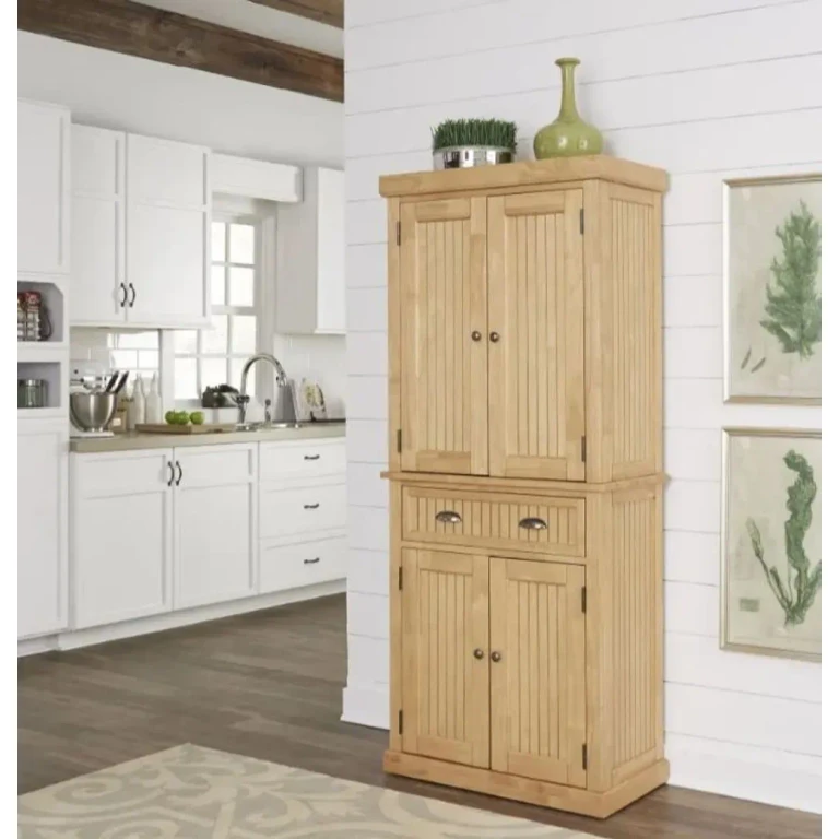 Nantucket Natural Maple Tall Storage Pantry