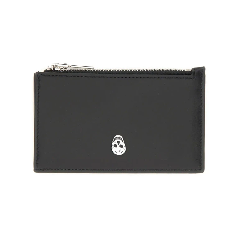 Alexander McQueen Magnetic Card Holder skull