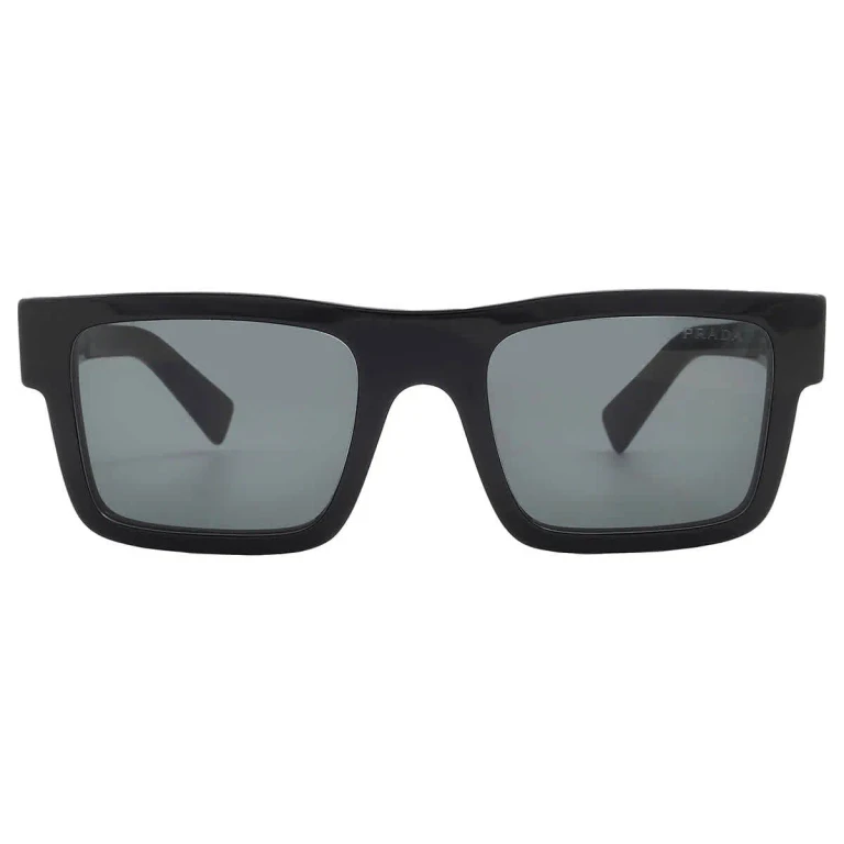 Prada Dark Grey Browline Mens Sunglasses PR 19WS 1AB5S0 52