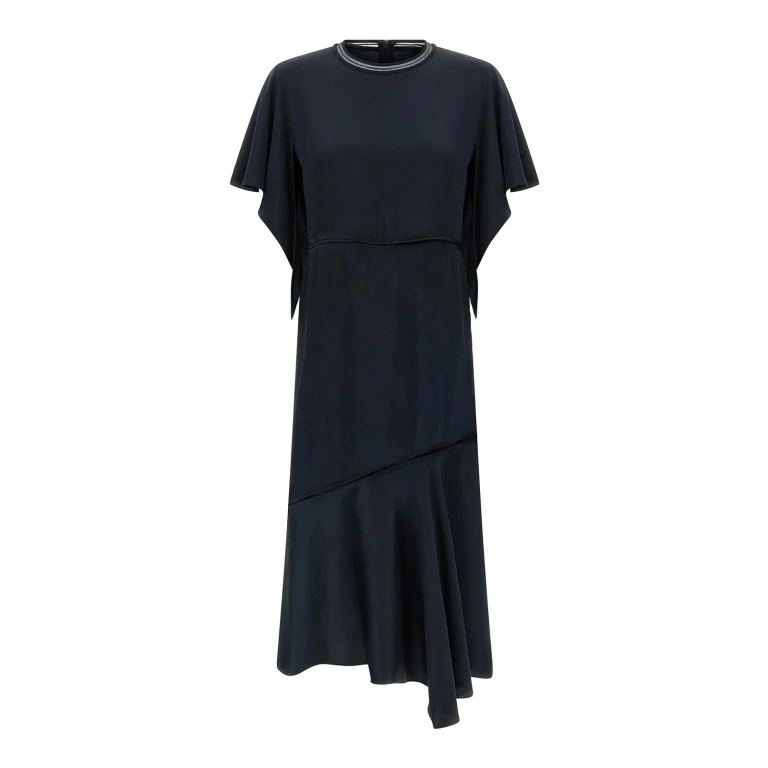 Fabiana Filippi Robe Au Genou - Bleu