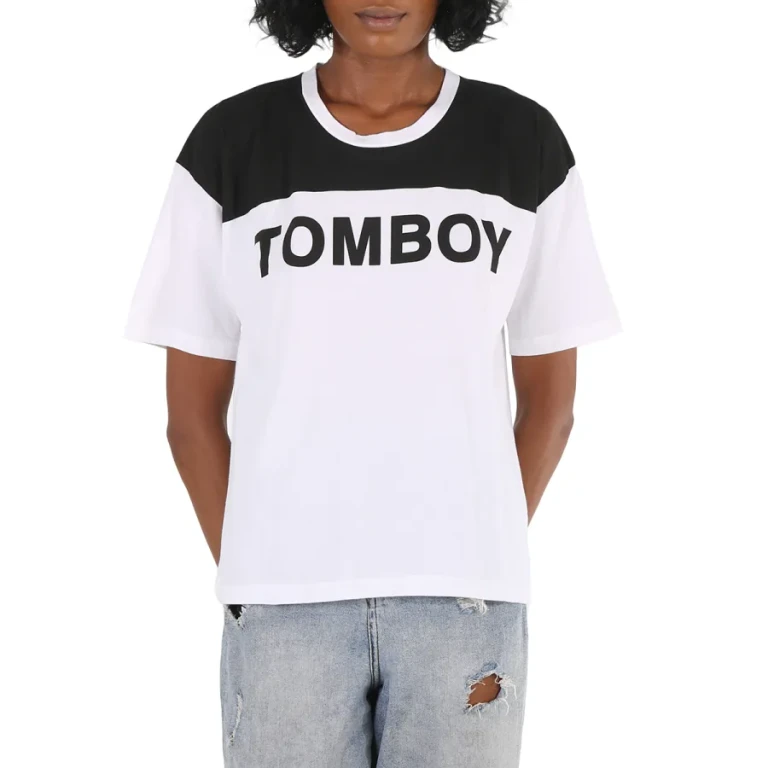 TOMBOY Colorblock Logo T-Shirt