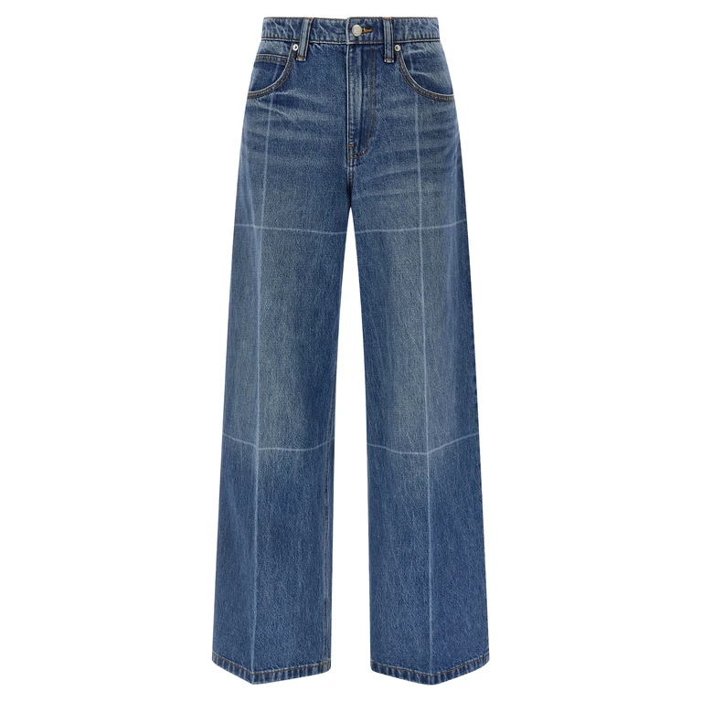 Denim X Alexander Wang Faded jeans Blue Cotton - Women