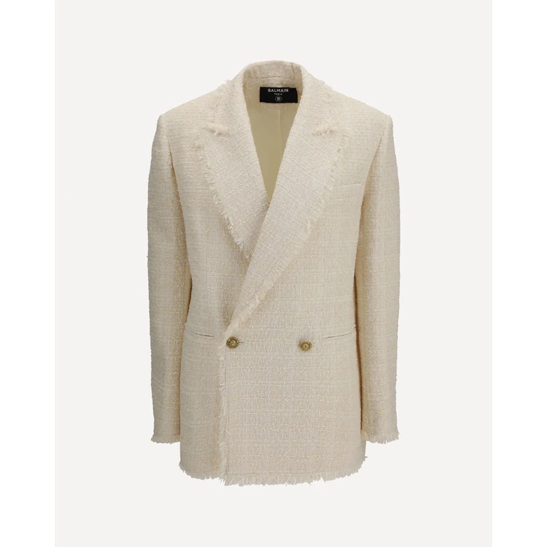 BALMAIN Two-button tweed Jacket Female 38