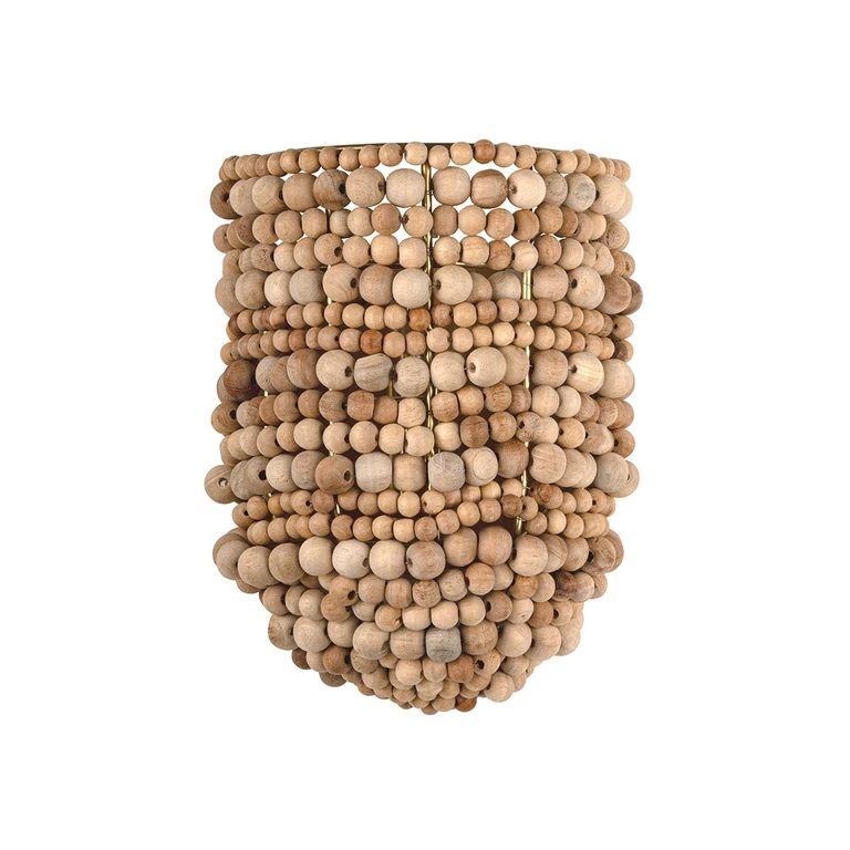 Aged Brass Wall Sconce from the Tiana Collection