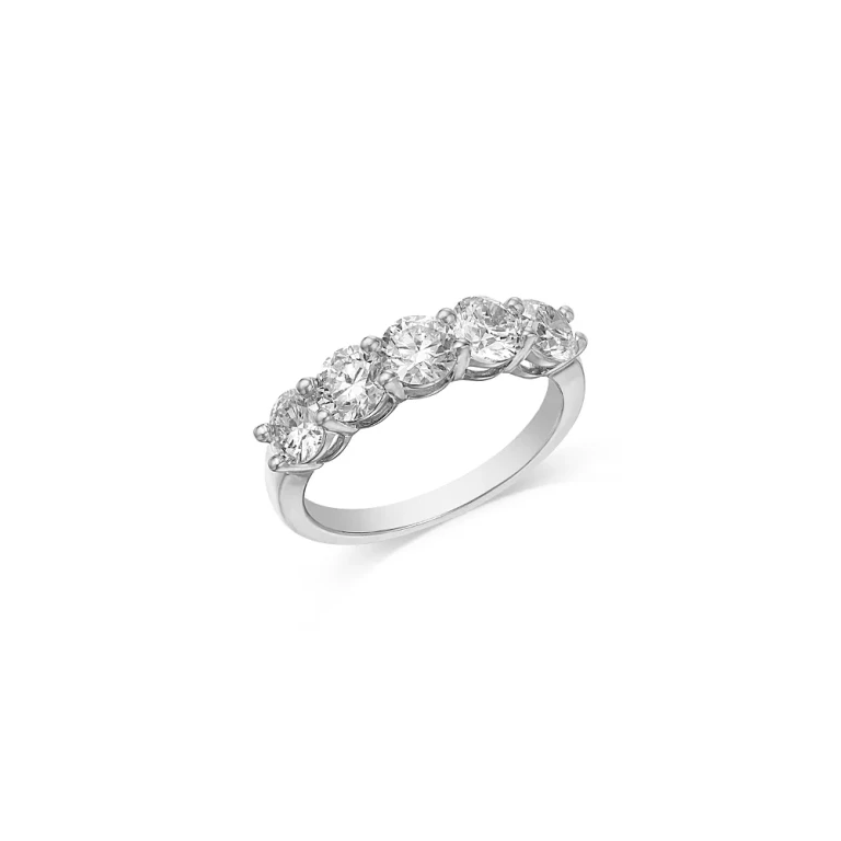 Certified Diamond Ring in 14K White Gold, 2.0 tcw