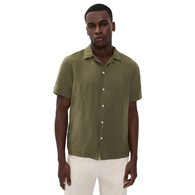 Polo Ralph Lauren Short Sleeve Garment Dye Shirt New Olive S