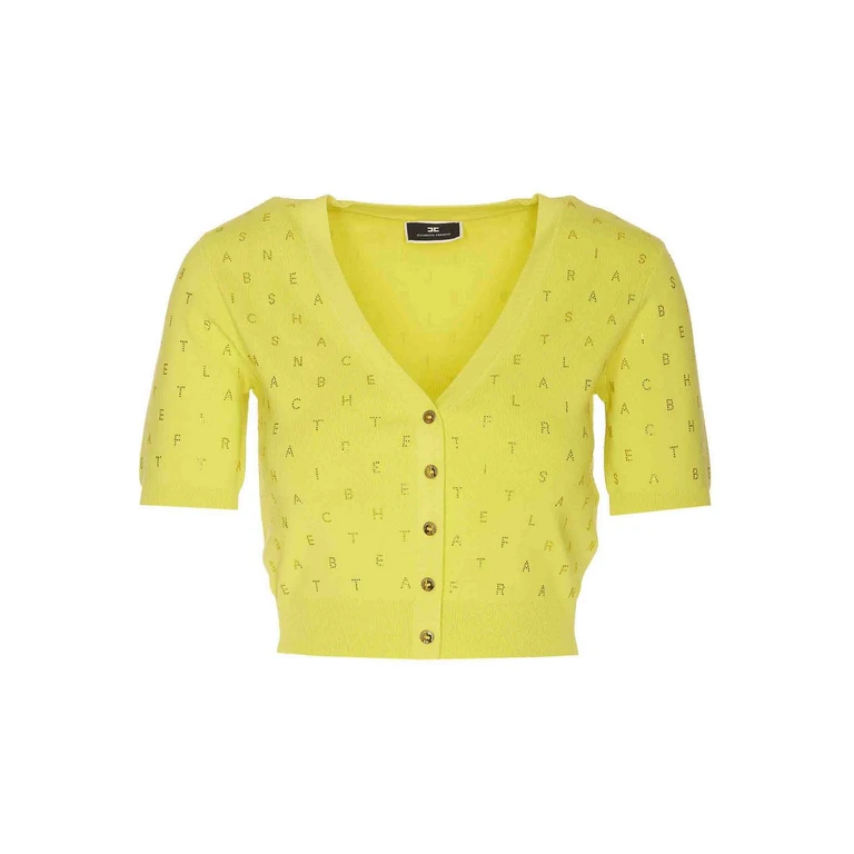 Elisabetta Franchi Cardigan - Jaune