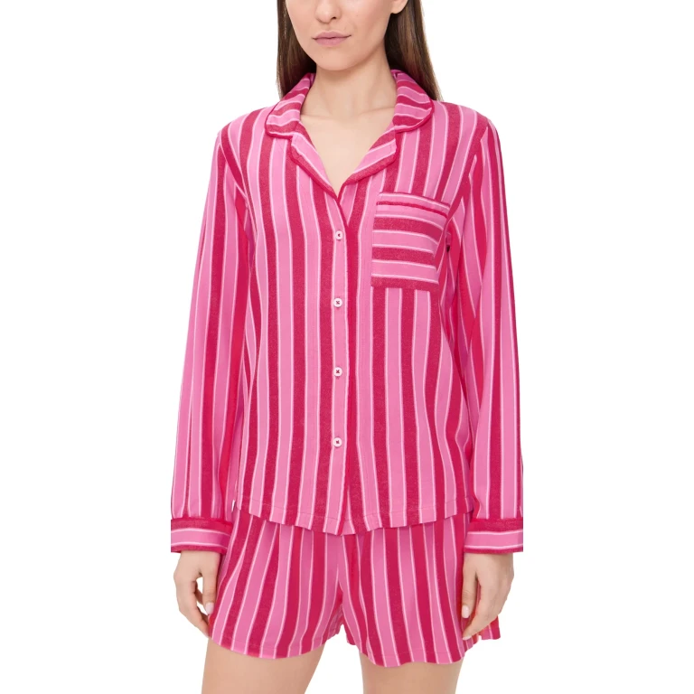 Stripe & Stare Ecovero PJ Top Candy Cane Pop Stripe XS