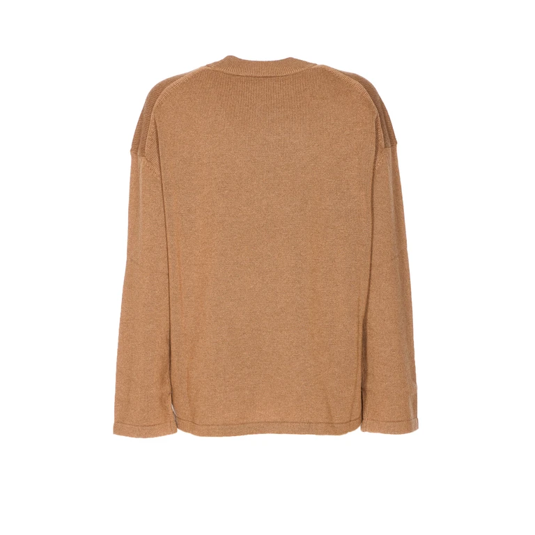 Max Mara Studio Sweaters Beige Wool - Women