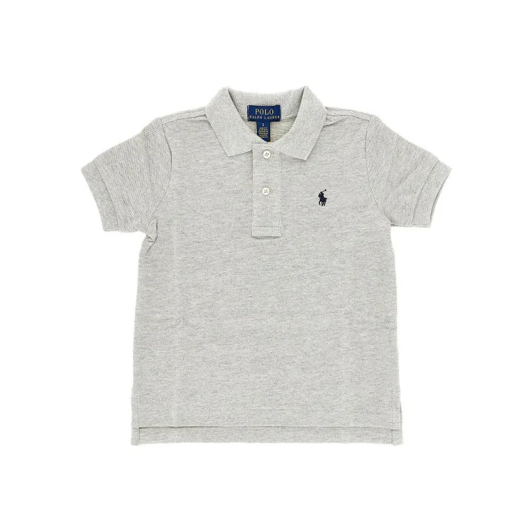 RALPH LAUREN Piquet polo shirt with logo embroidery Kids 2Y