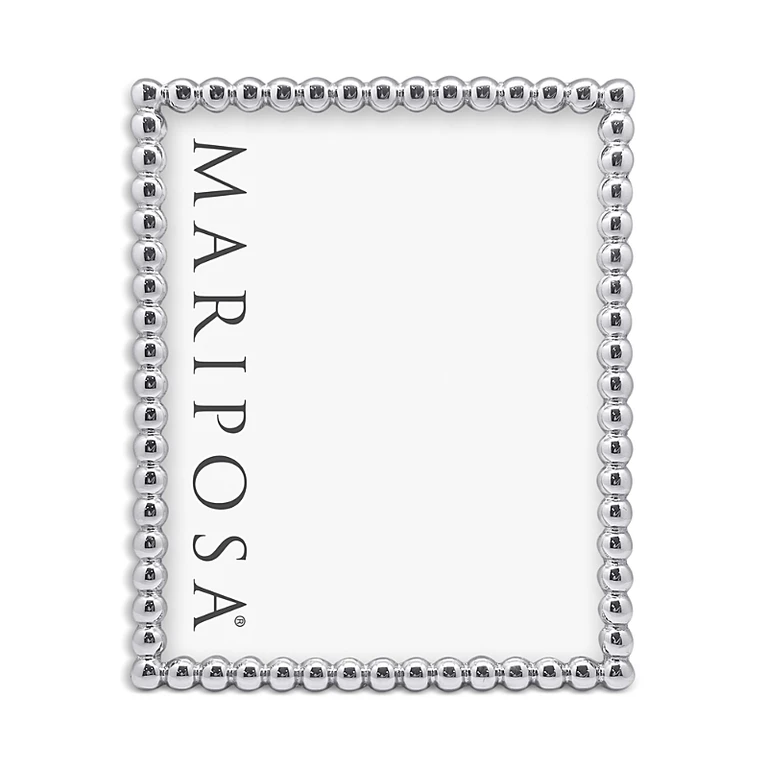 Mariposa Baubles White Frame, 8 x 10