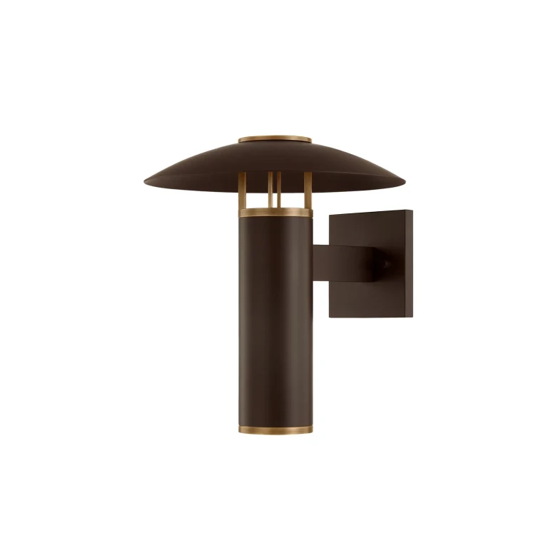 Patina Brass Bronze Wall Sconce from the Birk Collection