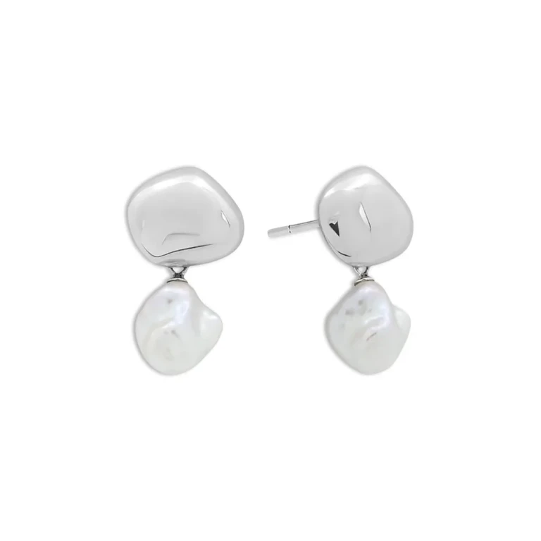 Shashi Cultured Freshwater Pearl Drop Earrings